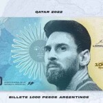 Messi Photo Print on Currency