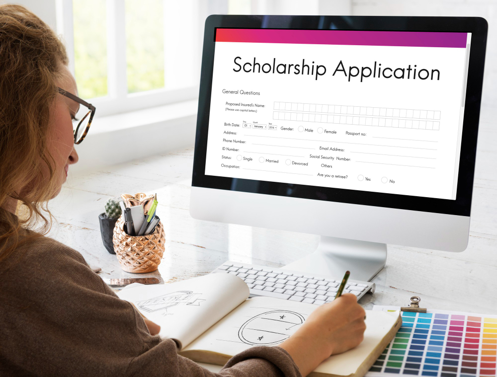 Online scholarship application
