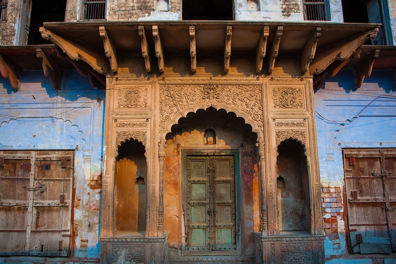 Rajasthani haveli entrance