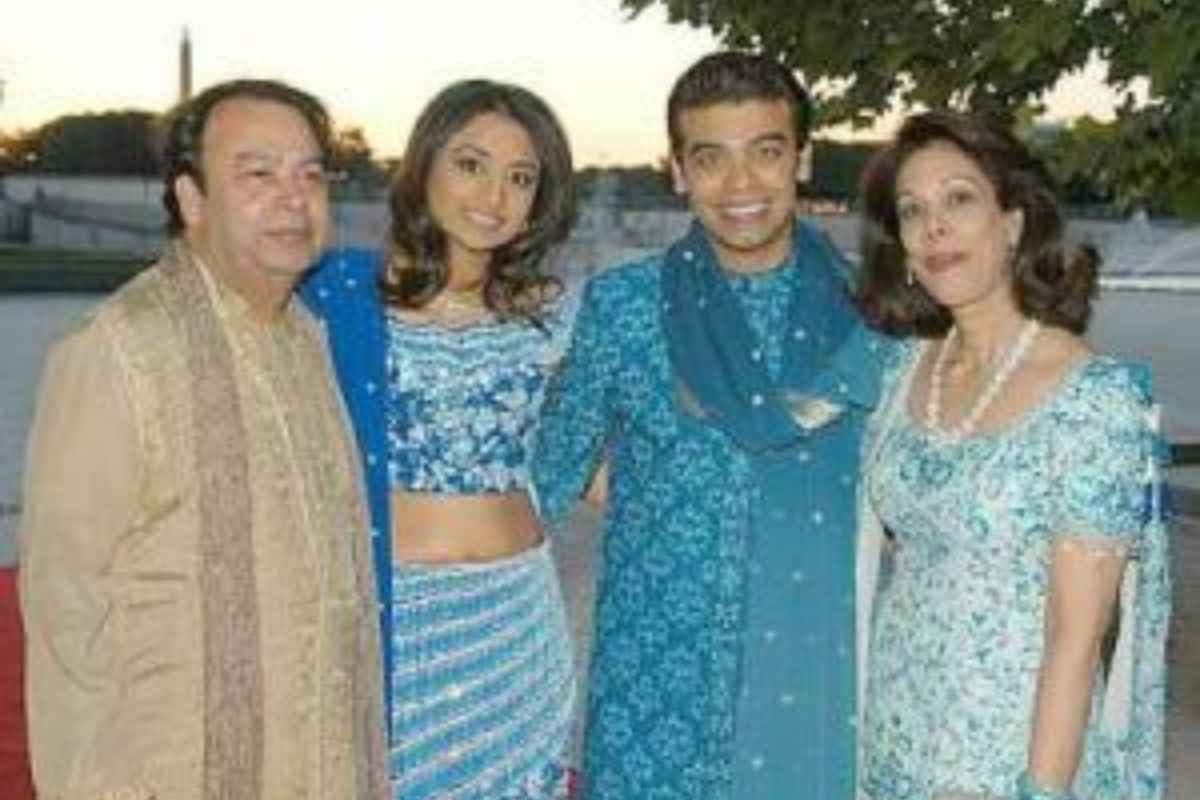 Vanisha Mittal with Family